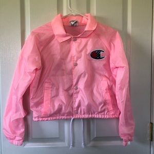 🌸Pink Champion cropped jacket
